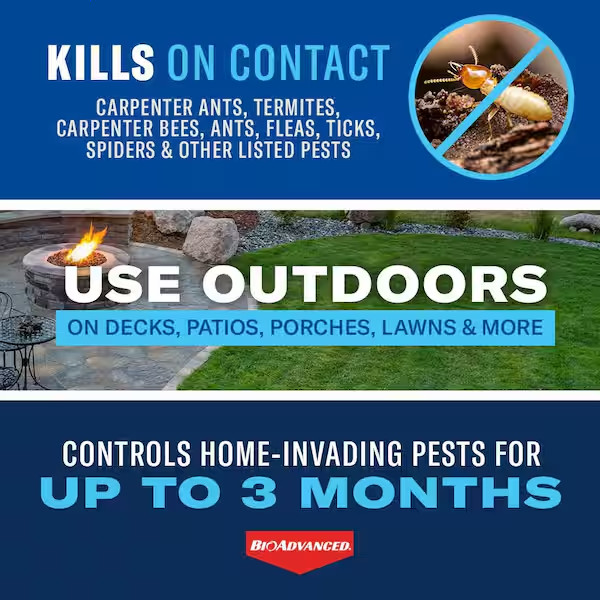 BIOADVANCED Carpenter Ant & Termite Killer Plus Concentrate 40oz. Makes 480 Gal.