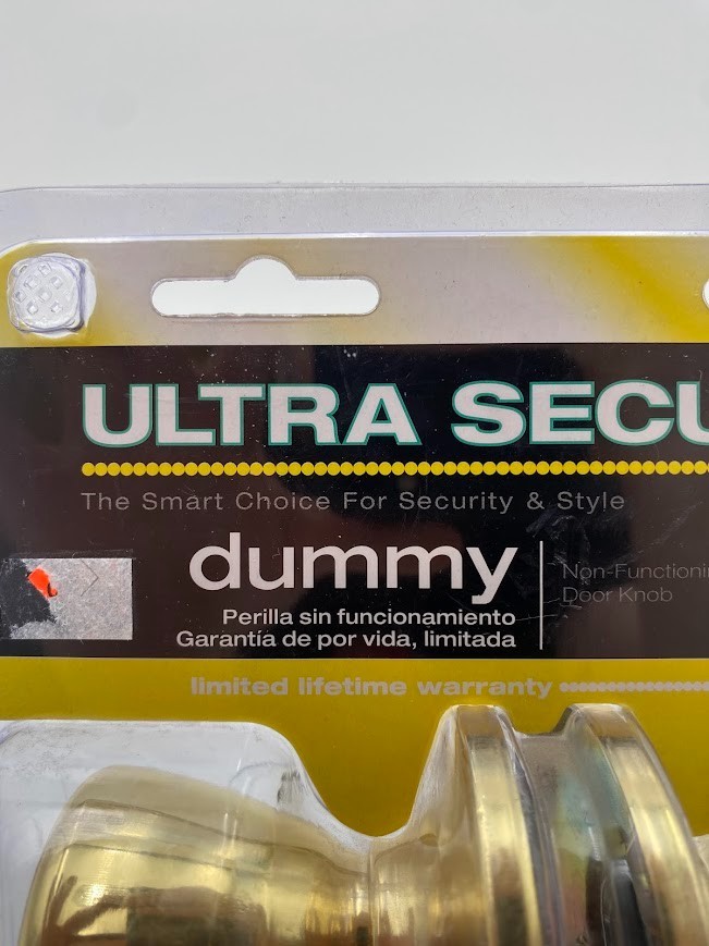 Ultra Security PLUS dummy Non-Functioning Door Knob #44250