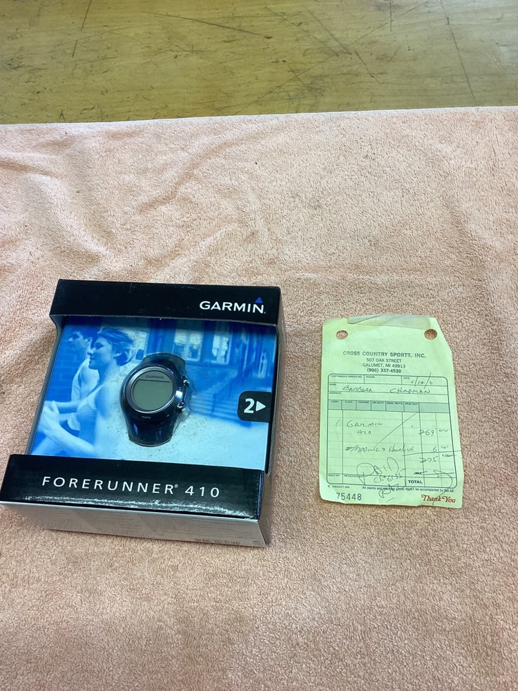 garmin forerunner 410 gps running watch
