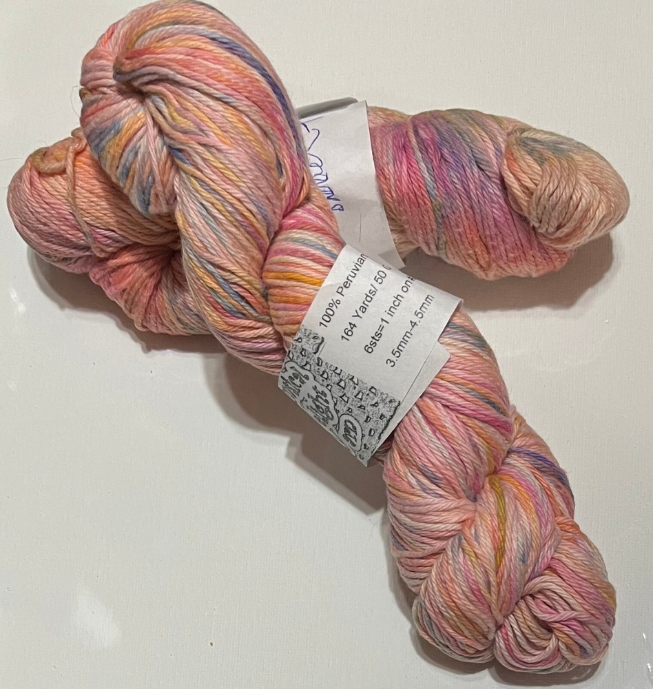Hand-dyed Yarn Peruvian Cotton Amazon Sunset