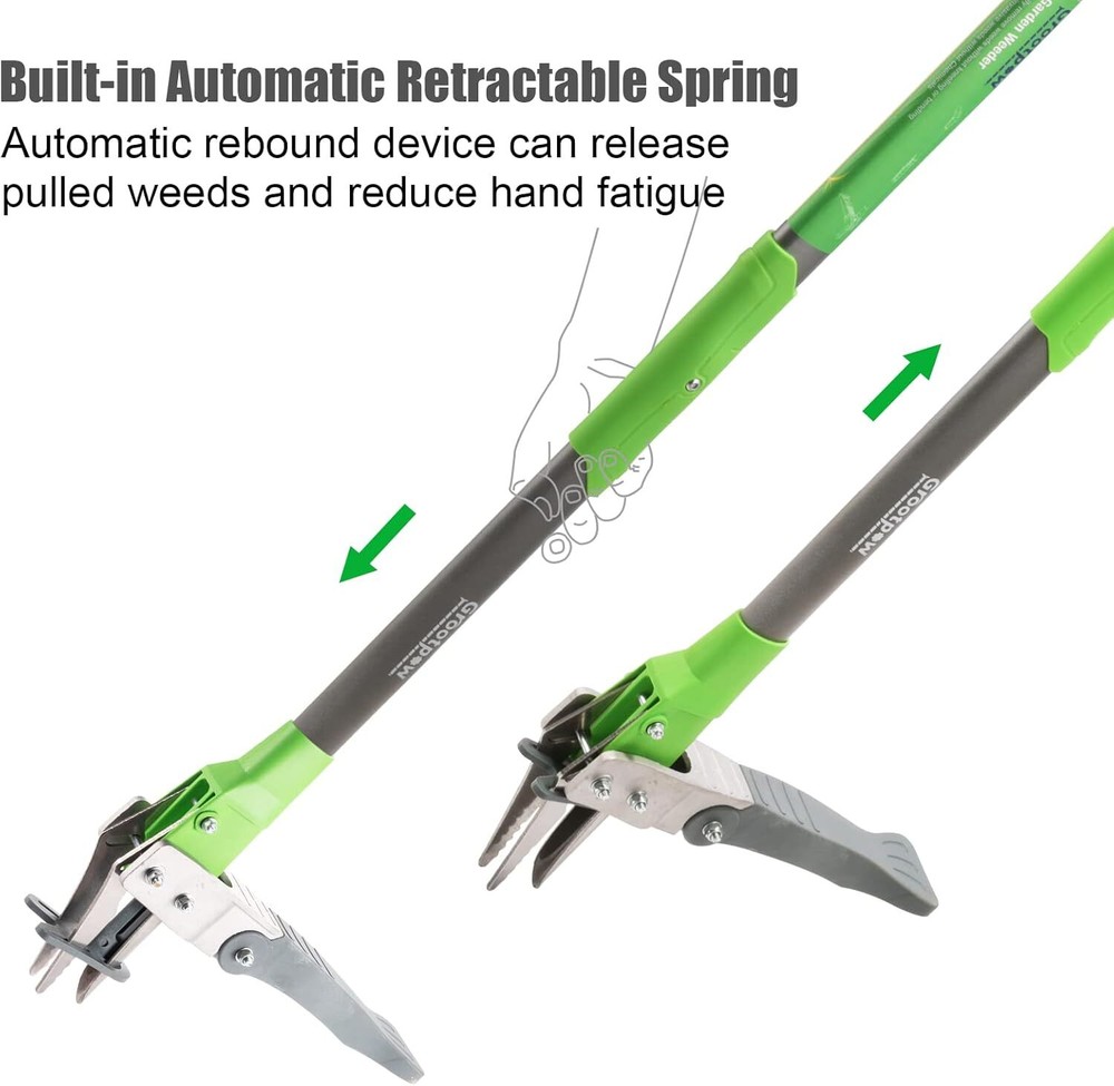 WP5 Apex Weeder, Lightweight Weed Puller Tool for Women, Weeding Remover Tool