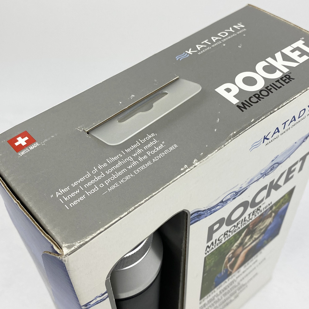 Katadyn Silver Embedded Ceramic Anti Microbial Pocket Water Filter 10k Gallons