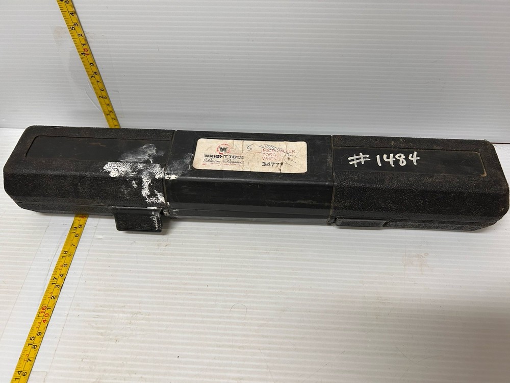 Wright Tool 3477 3/8" Drive Click Torque Wrench w Ratchet Handle with Case