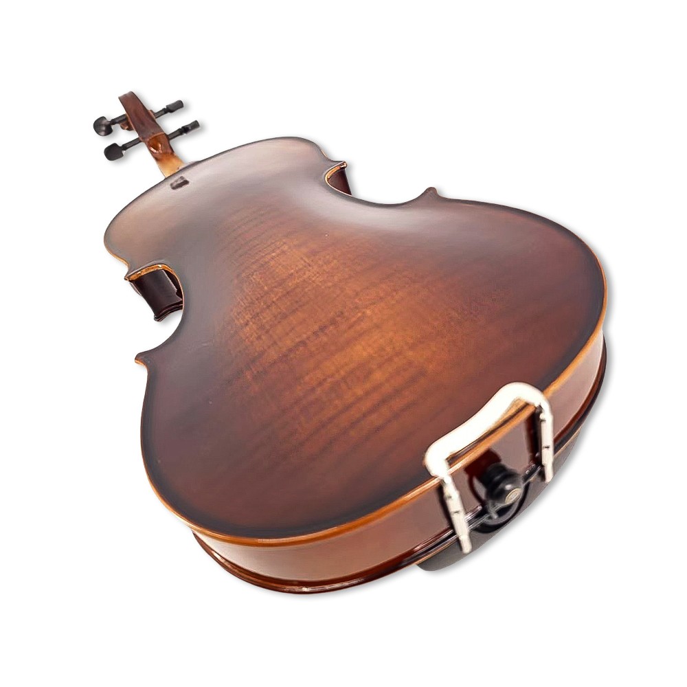 1/2 Size Violin Kits 4 String Ebony Flame Maple Spruce Wood for Beginning