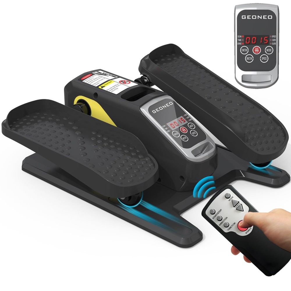 Under Desk Elliptical Machine, Electric Exerciser for Black