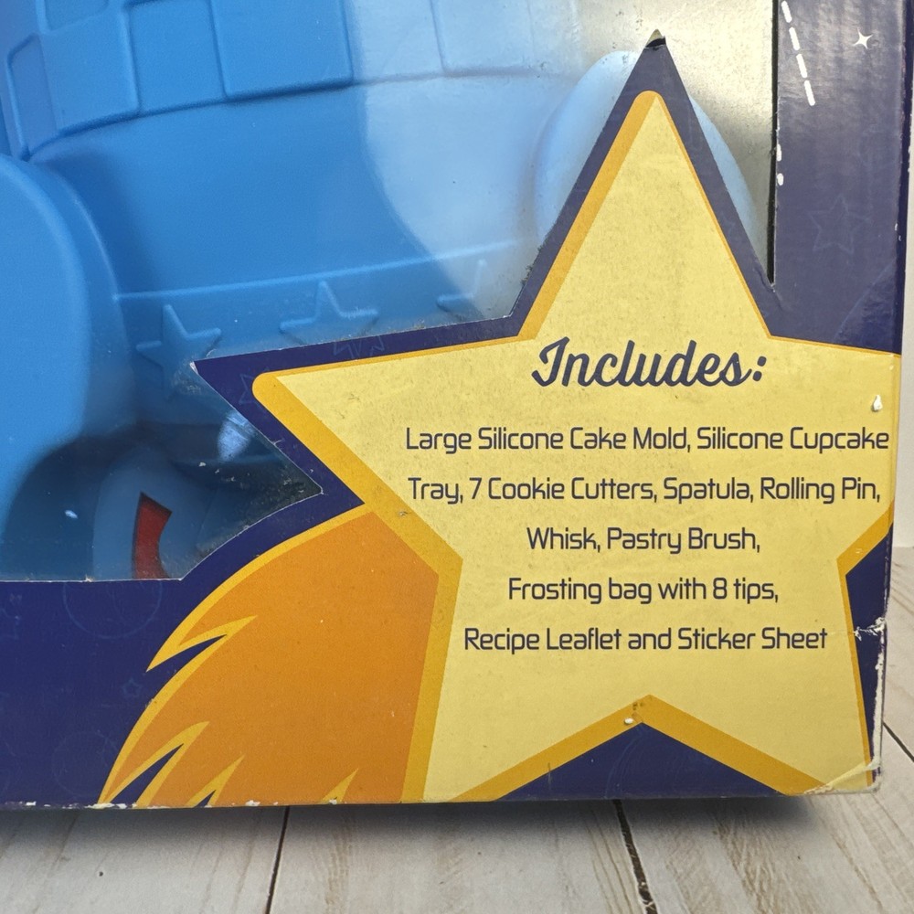 Handstand Kitchen Out This World Baking Set Space Rocket Planet Cutter