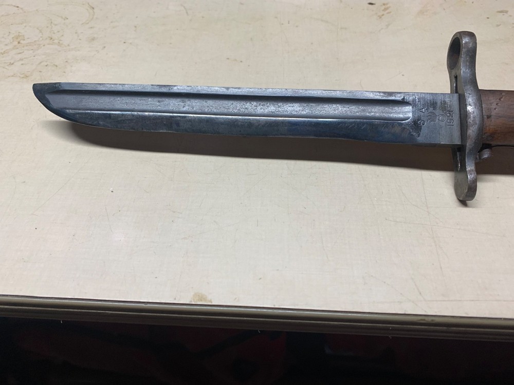 Springfield bayonet rare 1921