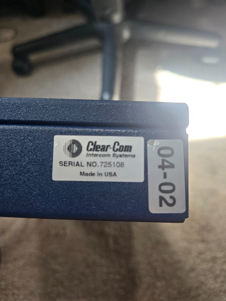 Clear Com Intercom Panel