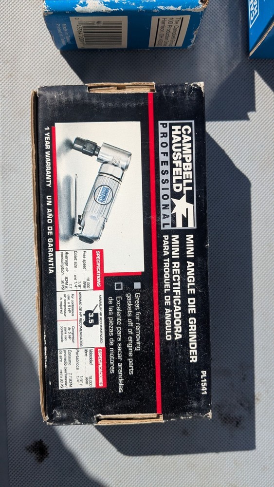 Campbell Hausfeld PL151 Mini Angle Die Grinder