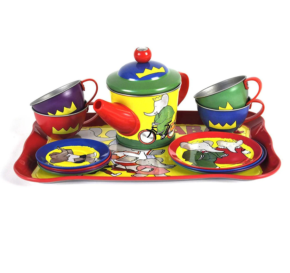 BABAR - Babar The Elephant TIN TEA SET