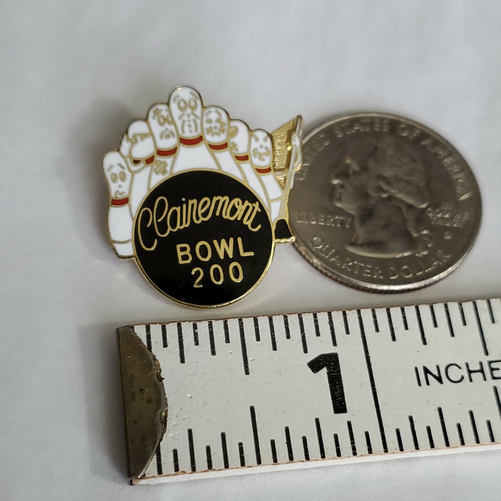 Clairmont Bowl 200 Lapel Hat Jacket Pin
