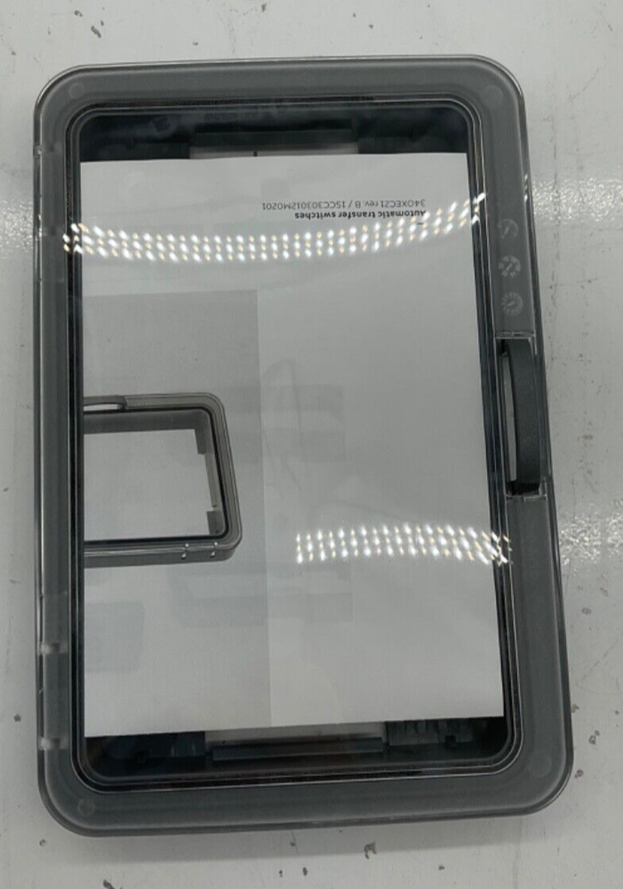 NEW ABB OXEC21 AUTOMATIC TRANSFER SWITCH HMI PROTECTIVE COVER ASSEMBLY