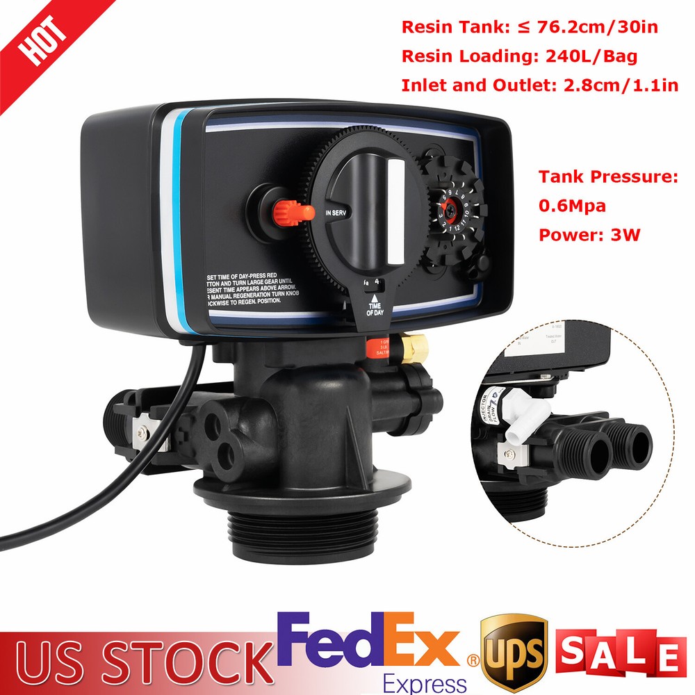 Automatic Fleck 5600 12 Day Control Timer Valve For Water Filter Softener Resin