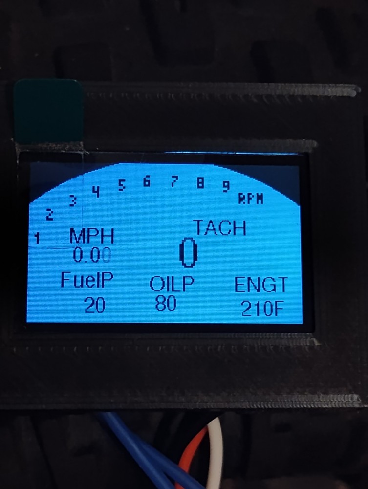 Tractor Pull Data Logger Display RC Accessories Functional Tachometer.