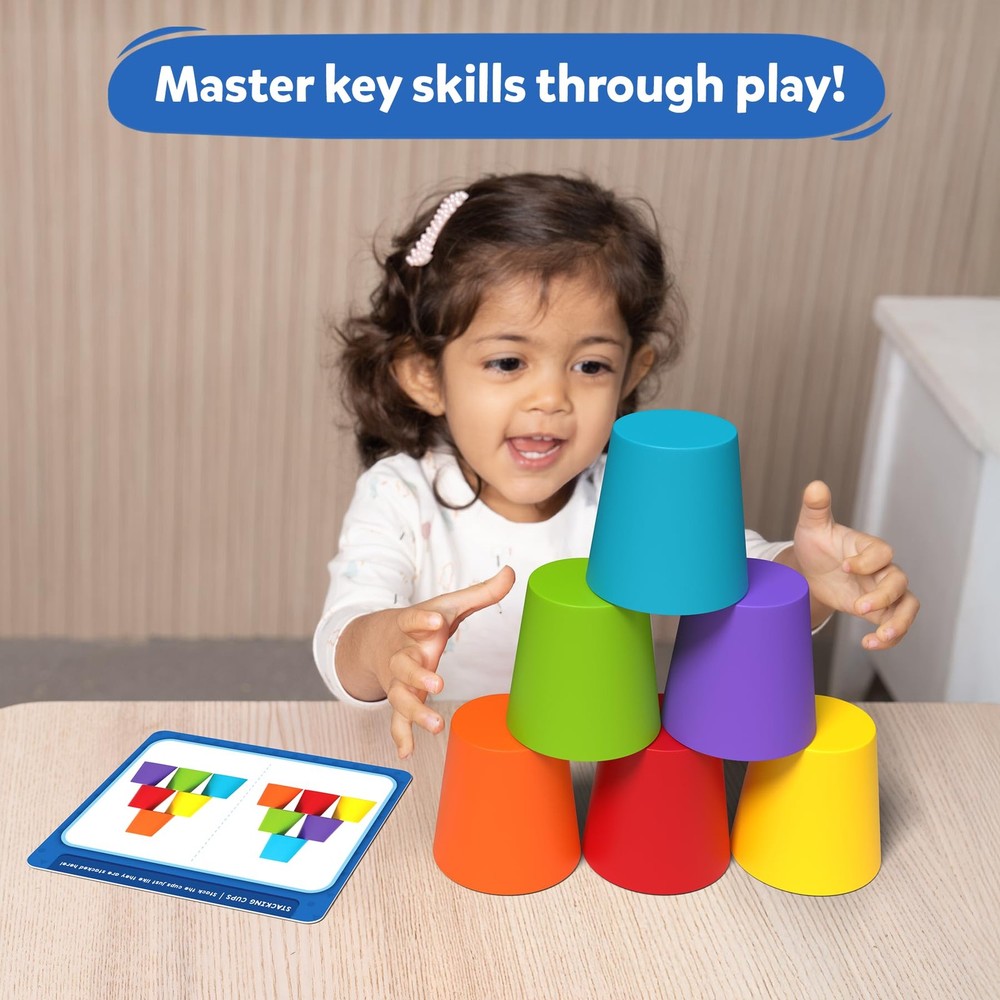 Silicone Rainbow Sorting Game - Learning & Educational Toy, Christmas Fun, So...