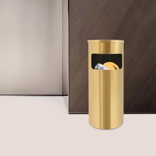 Trash Can Waste Bin Stainless Steel Waste Bin with Removable Inner Bin USA