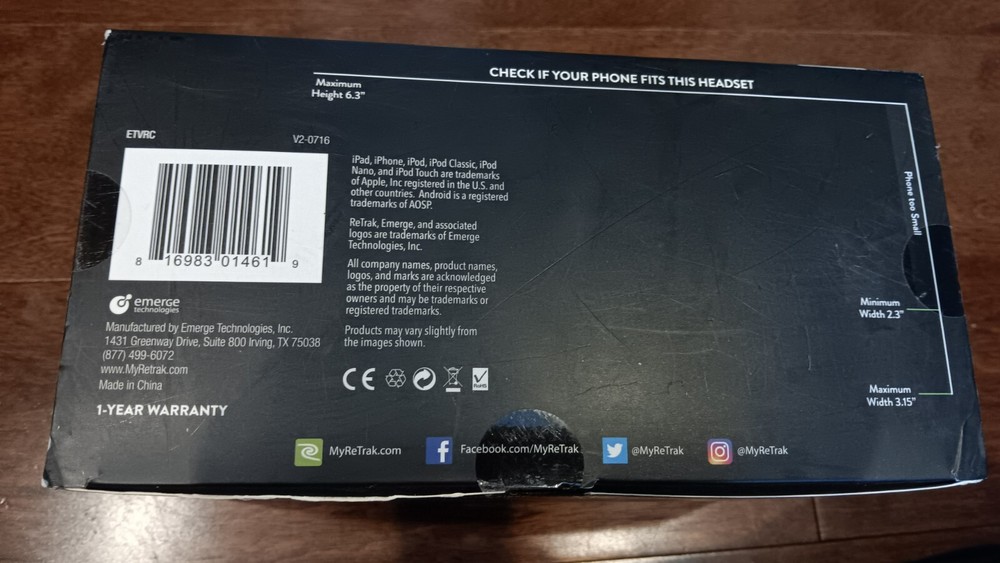 Utopia 360 Virtual Reality 3D Headset + Bluetooth Controller New In Box