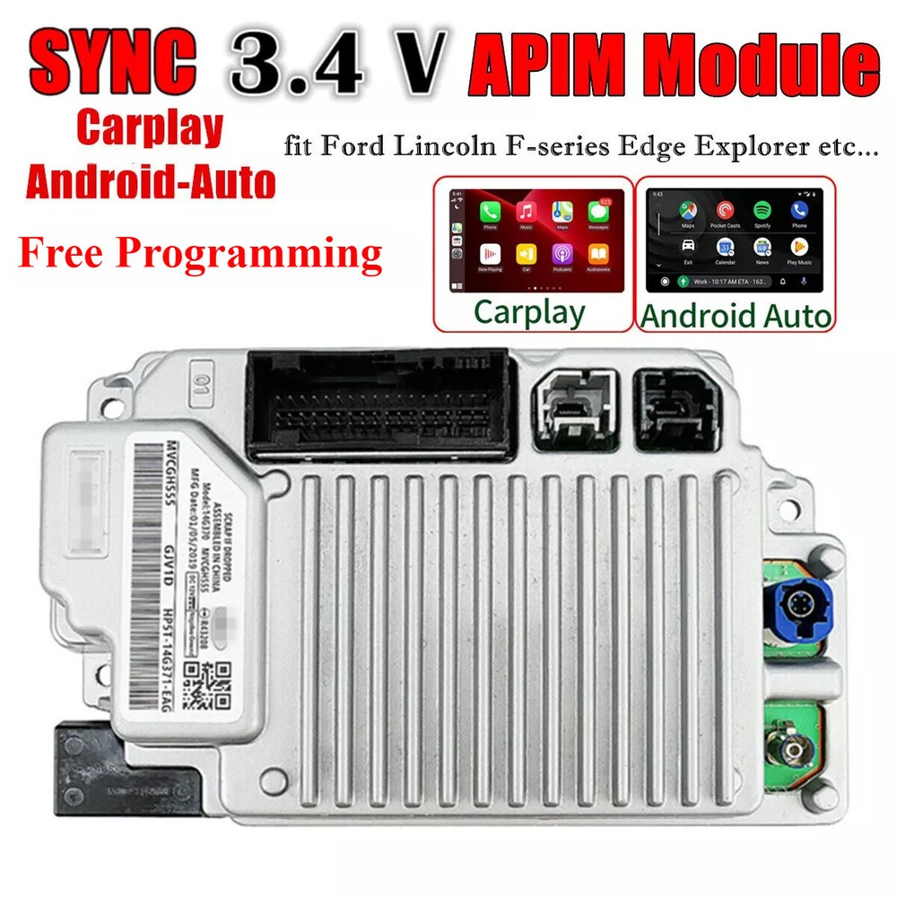 For Ford Lincoln Programmed Factory OEM Navigation SYNC 3 APIM Module V3.4 Fit