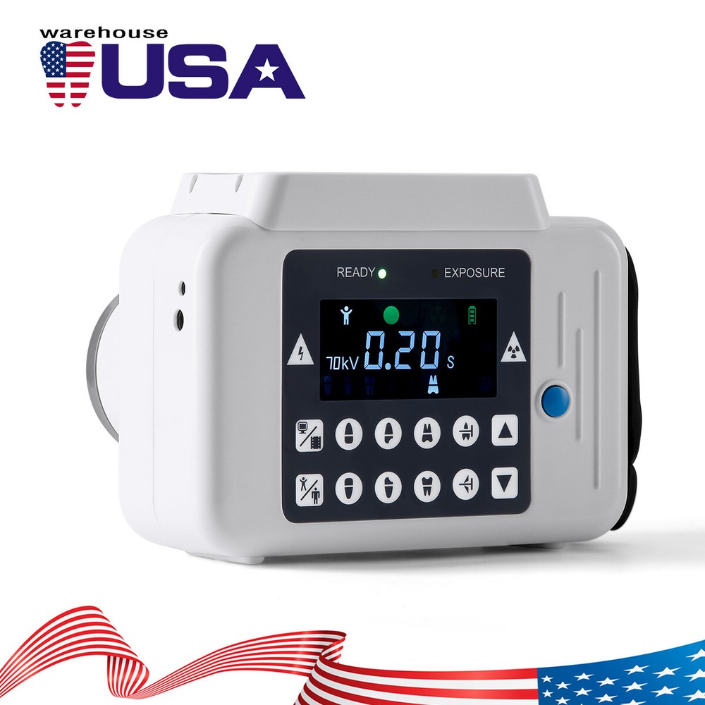 Portable Dental Rays Unit Machine Digital Image System 2in1 Screen /Sensor 2Size