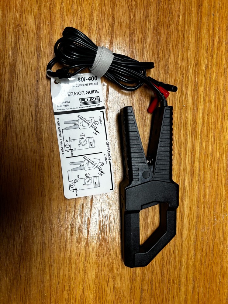 Fluke 80i-400 AC current clamp on probe