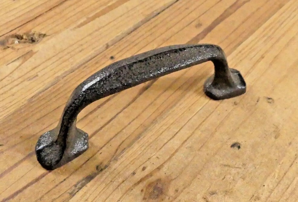 12 Drawer Pulls Handles 5 1/4" Long Rustic Farmhouse Pulls Kitchen Cabinet Bath