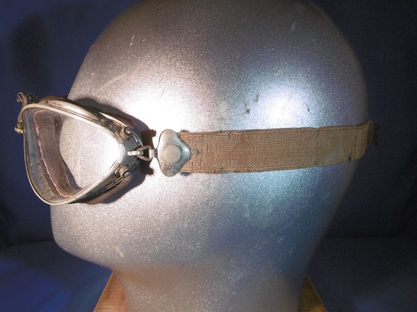 1910 - 20 BECK Goggles Aviator Pilot Italy Torino War Motorcycle