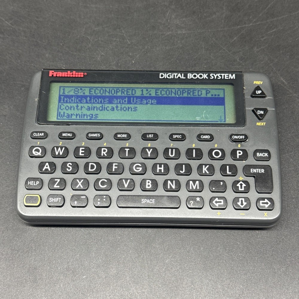 Franklin Digital Book System Pocket DBS-2 Tested
