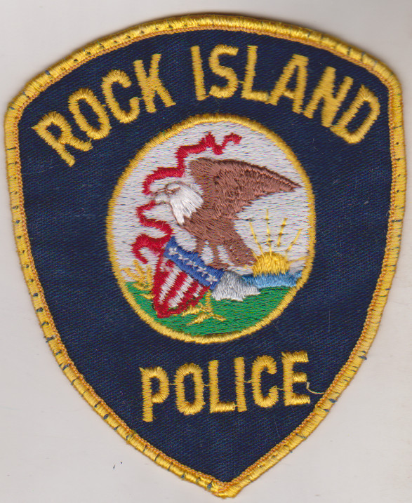 Rock Island IL very old non shield shape patch