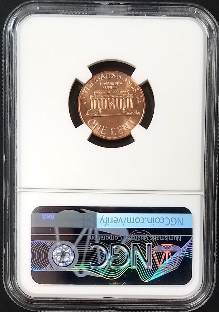 1966 SMS Lincoln Cent graded MS 66 RD by NGC!