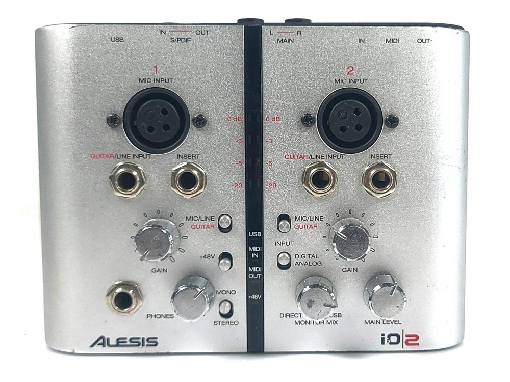 Alesis iO2 USB Audio Interface (C2018-433)