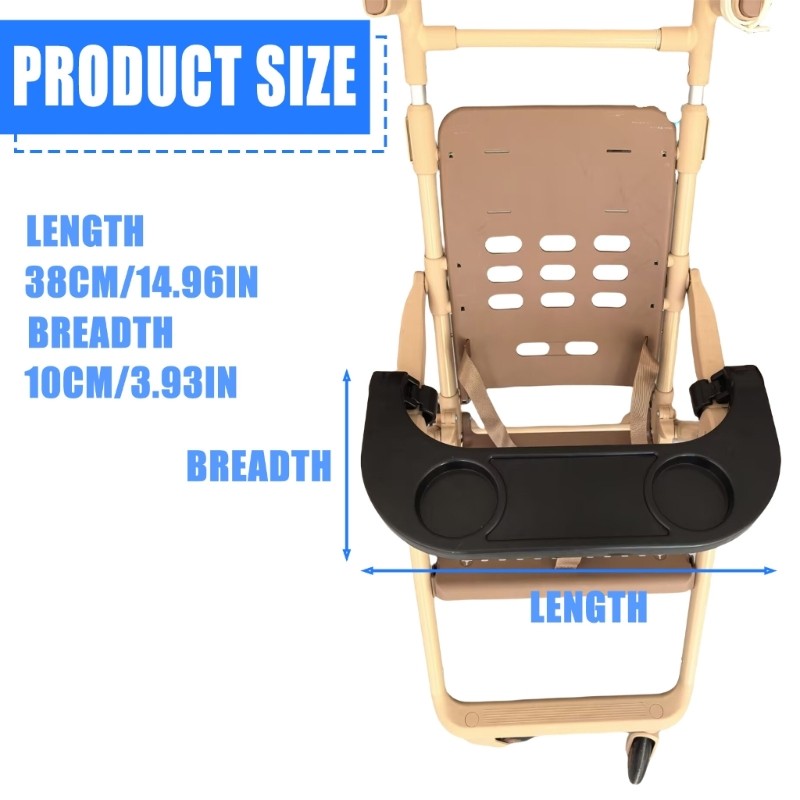 Baby Strollers Dinner Table Strollers Milk Bottle Cup Holder Tray Plate