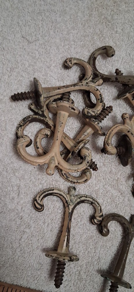 19 Vintage Ceiling Double Hooks