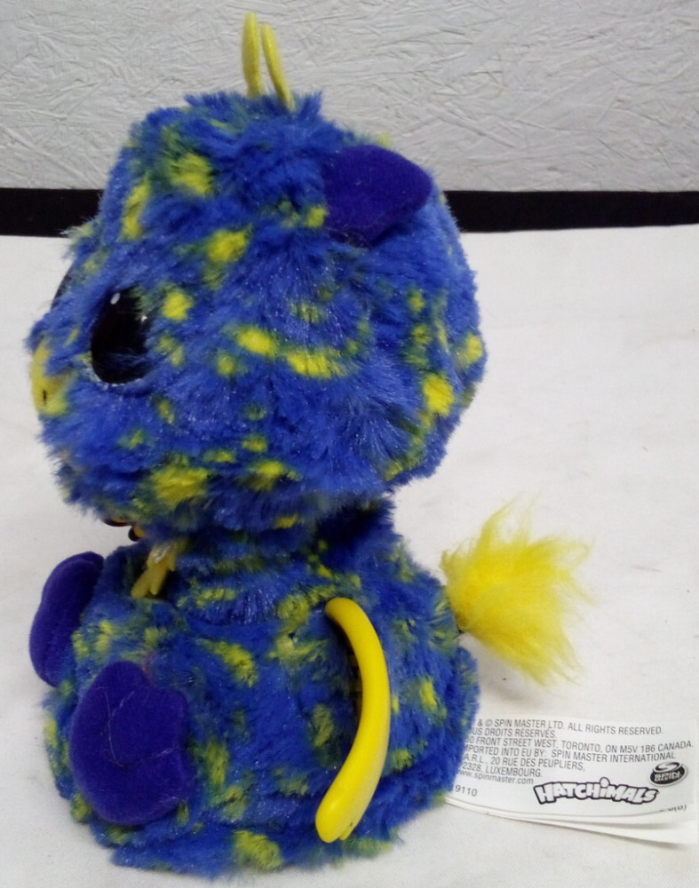 HATCHIMALS SURPRISE INTERACTIVE BLUE YELLOW WINGED DRAGON WORKS r