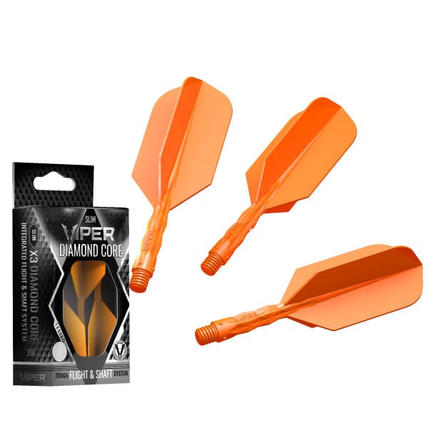 Viper Diamond Core Slim Short Dart Flights
