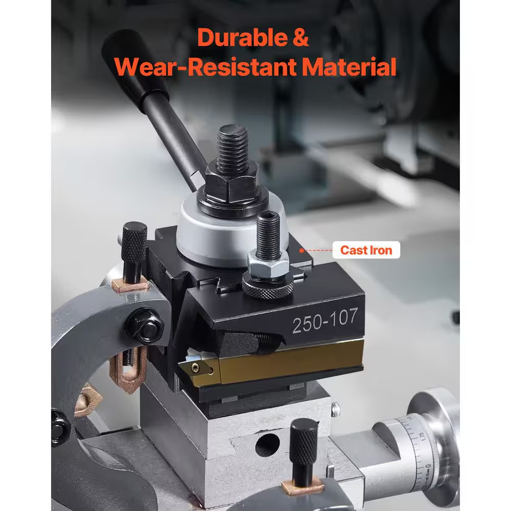 Skyshalo Quick Change Tool Post Set 6Pc Lathe Tool Holders Piston Type Tool Post