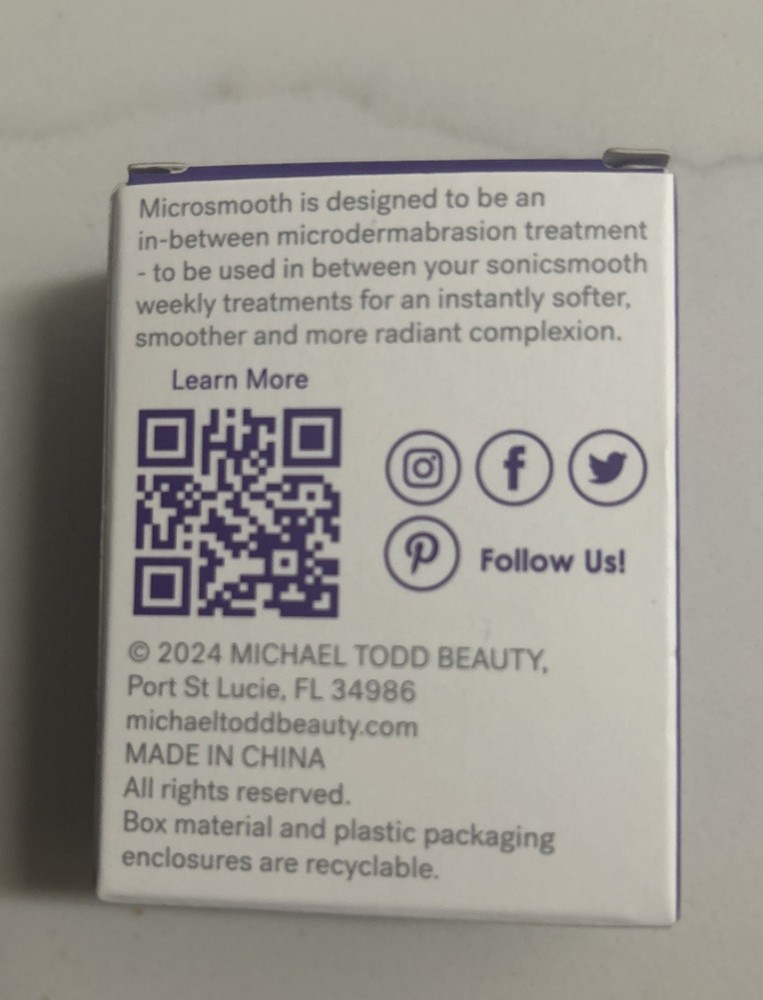 Michael Todd Beauty Microsmooth Sonic Replacement Microdermabrasion Tips
