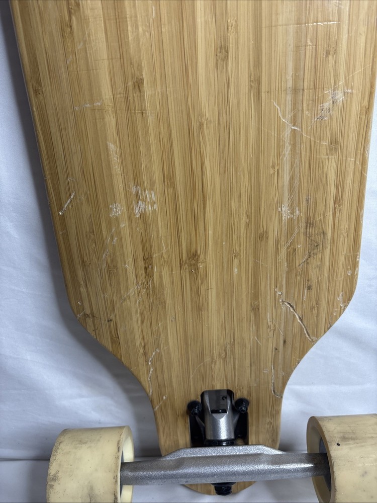 White Wave Longboard - 41” Inches - Hellion 2 Bearings - Hoolighn Wheels