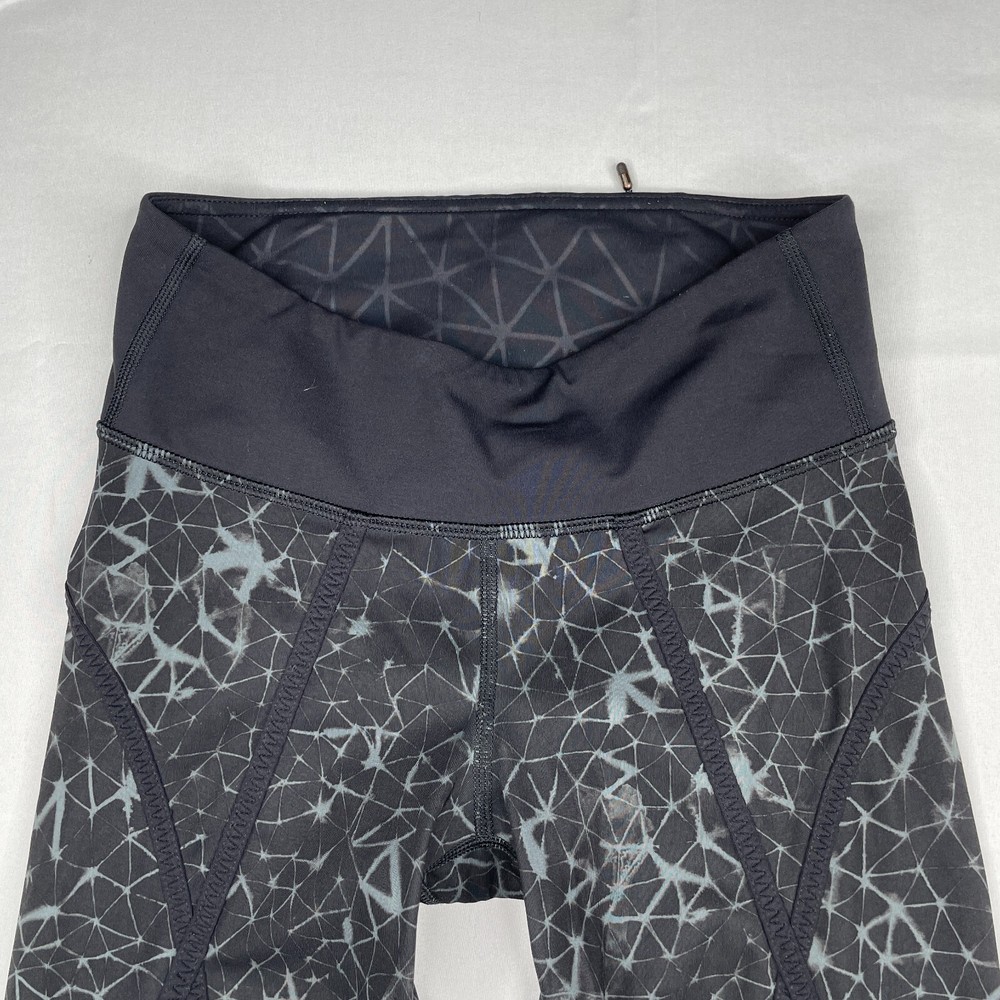 Lululemon Active Capri Black Gray Womens 4