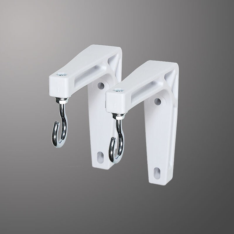 Draper 227212 6” Wall Brackets white for projection screens.