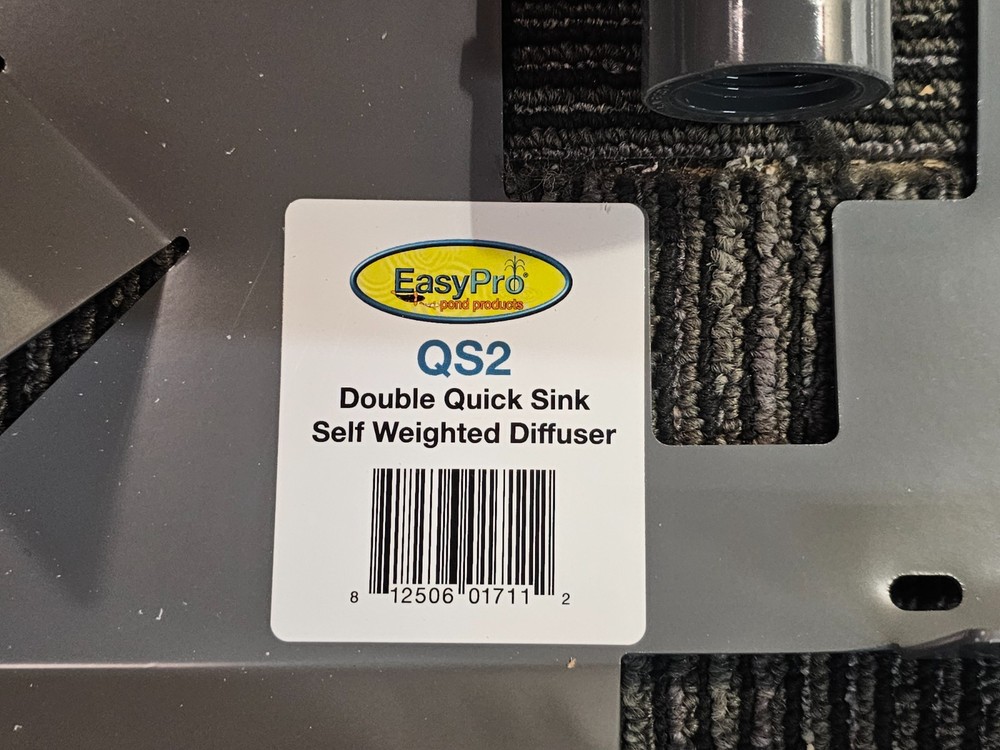 EasyPro QS2 Quick Sink Self Weighted Diffuser Assembly – Double Diffuser