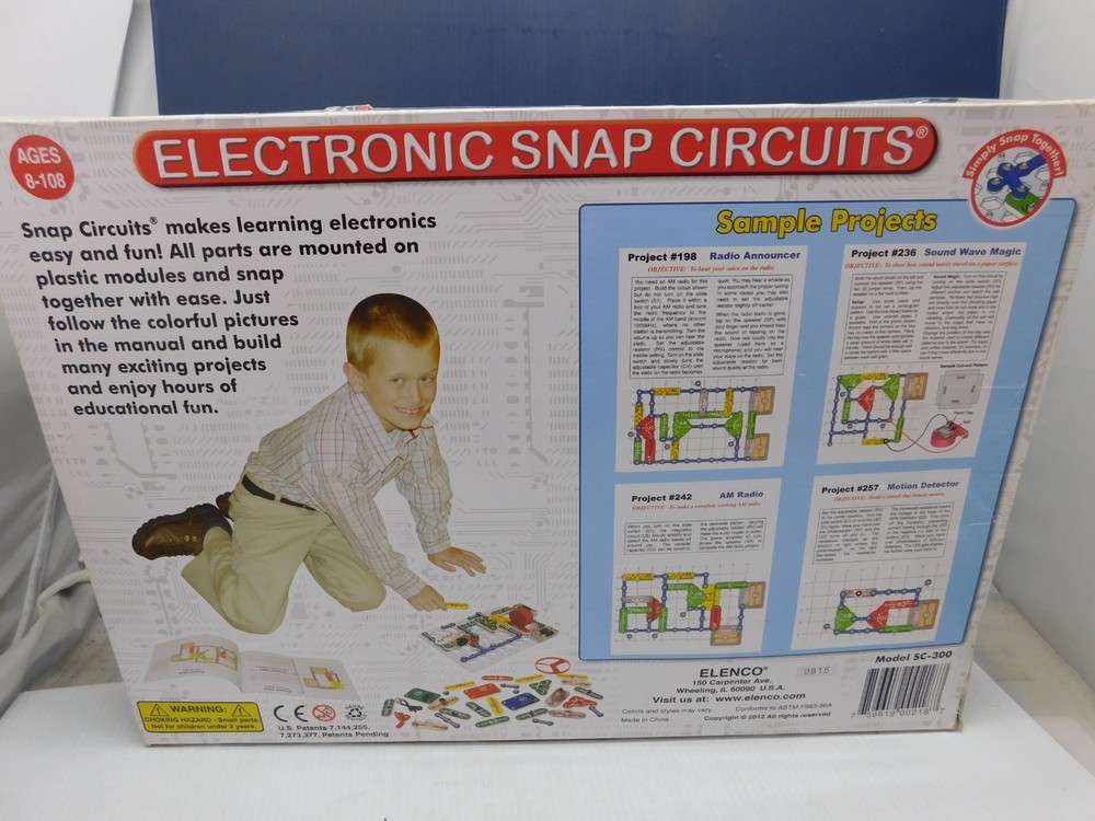 Elenco Electronic Snap Circuits Kit, SC-300, complete, 2012