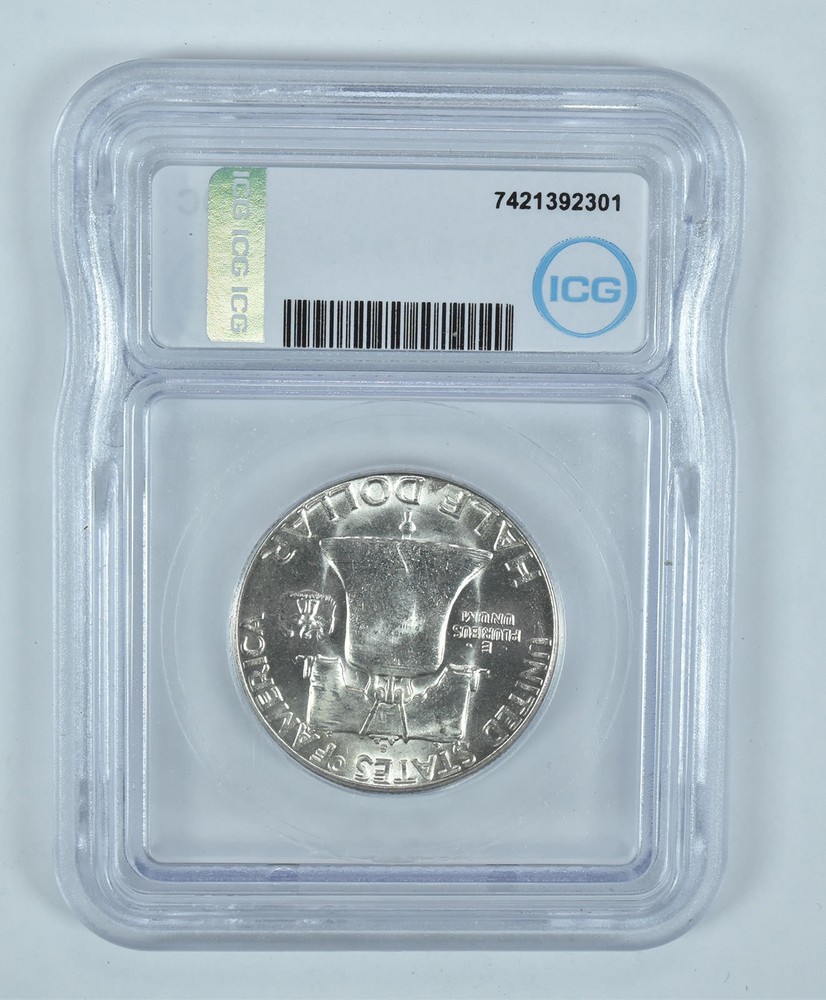 1954-S Franklin Half Dollar MS65 ICG