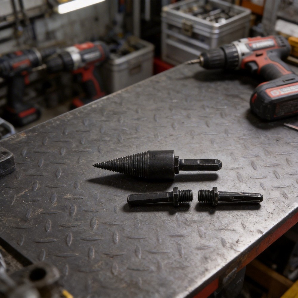 Firewood Drill Bit Efficient Wood Preparation Multiple Sizes Available