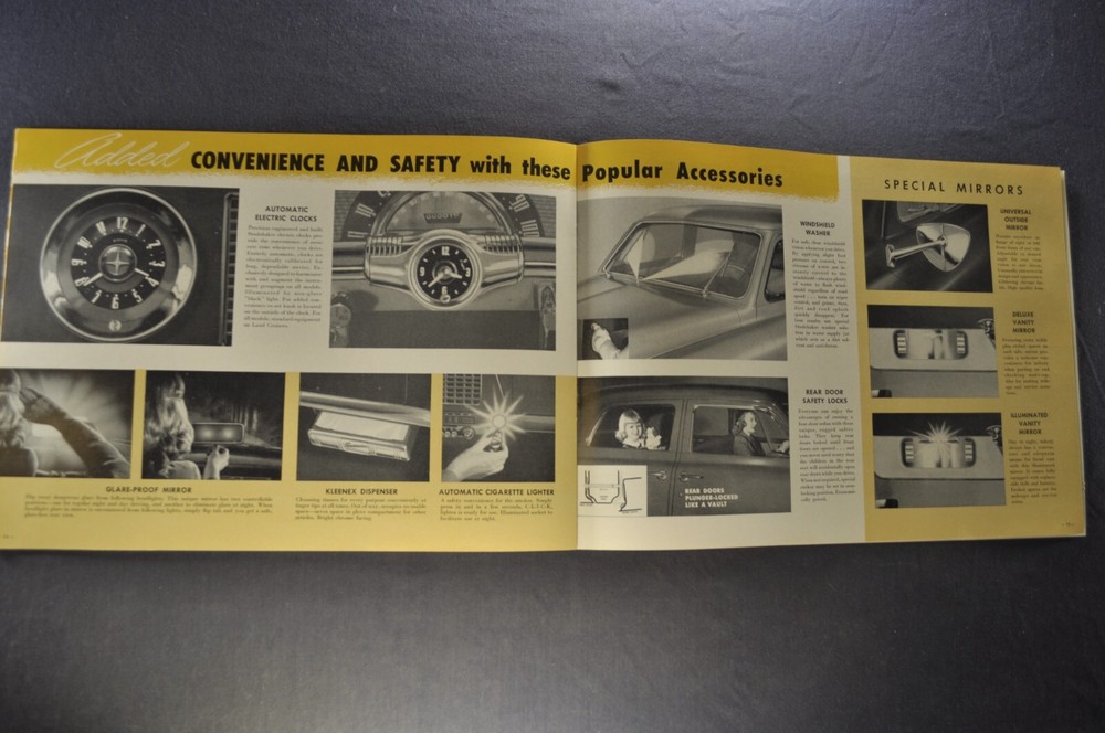 1952 Studebaker Accessories Brochure Commander Champion Excellent Original 52