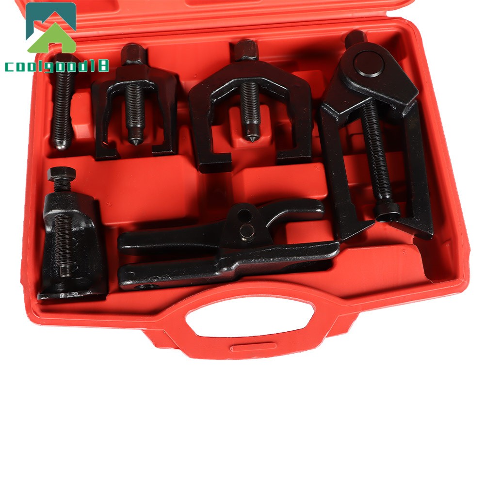 6x Front End Service Tool Kit Ball Joint Separator Pitman Arm Tie Rod Puller