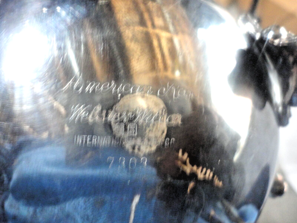 Webster & Wilcox International Silver Co. Sugar Creamer Bowl double handle