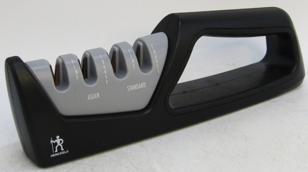 Zwilling J. A. Henckels 4-Stage Pull Through Knife Sharpener.