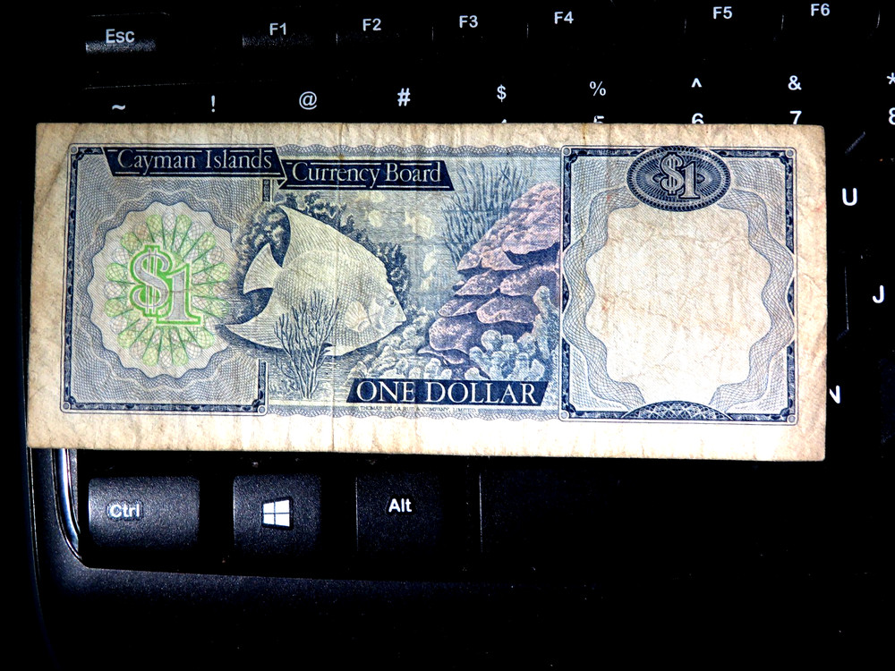 Nice 1971 Cayman Islands One (1) Dollar 1971 D14