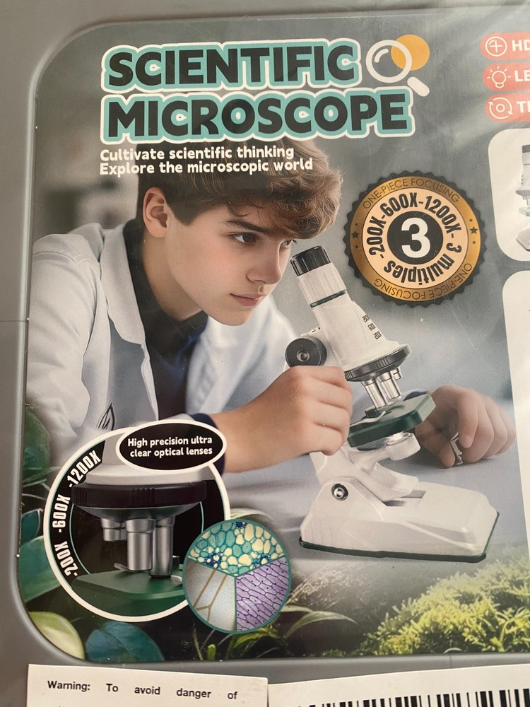 Micro World Children's Scientific Microscope Kit - Ages 6 -12 - NEW
