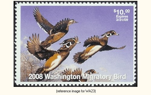 D2K Washington Duck Stamp 2008 $10.00